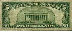 $5 First National Bank &Trust Co Bethlehem 1929 Series National