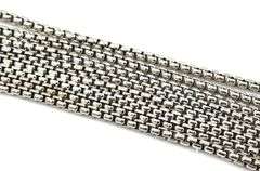 David Yurman multi row box  link bracelet