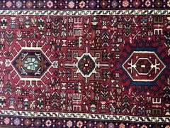 Hand Woven Persian Karajeh 2.2x12.9