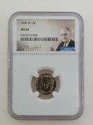 1996 W Dime, NGC MS66