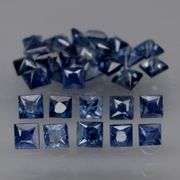 Heated only! 2.82ct top blue sapphire set!