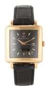 IWC Carree Combre 1876, 32mm, Black Dial, 18K Yellow Gold Men’s Watch