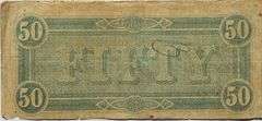 $50 CSA Note Feb 14 1864 Series