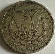1892 S Morgan Dollar.