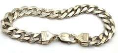 Group lot of 2 Italian vintage 925 sterling silver bracelets