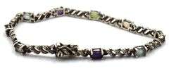 Vintage 925 sterling silver group lot of 5 bracelets