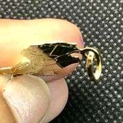 18K Yellow Gold Africa Pendant