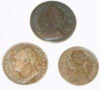 Great Britain 1735 1823 &1862 Farthings