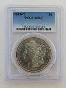 1885 O Morgan Silver Dollar, PCGS MS63