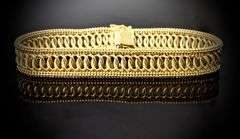 Elegant Italian Made 14K YG Bracelet