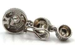 Judith Ripka Cubic zirconia dangle earrings in 925 sterling silver