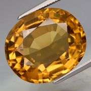Impressive 13.15ct richly colored oval cut Citrine! Untreated!