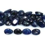 Heated only! 10.62ct deep blue sapphire set