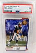Tom Brady #1 Football Card, Graded 7 NM