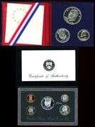 2 Different Silver US Proof Sets in Box w/CoA: 1976 & 1994
