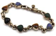 Group lot of 4 vintage 925 sterling silver bracelets
