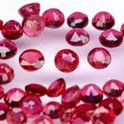 Real! Top crystal! 2.06ct 43 piece Ruby set! Heated only!