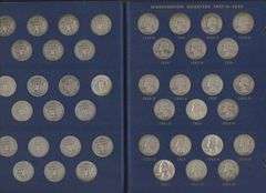 Nearly Complete Set 79 Washington Quarters 1932 to 1963-D (missing 2 coins)