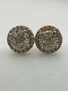 CERTIFIED BRAND NEW 14K GOLD DIAMOND STUDS