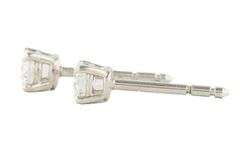 Tiffany & Co. 0.48ctw Round Diamond Solitaire Stud Earrings in Platinum
