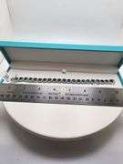 Magnificenrt  15 ctw London blue Topaz and diamond bracelet