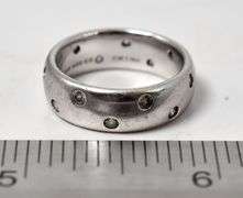 CZ Gemstone Ring in Sterling Silver