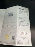 I.G.I CERTIFIED 6.10 CARAT LOOSE DIAMOND OVAL CUT