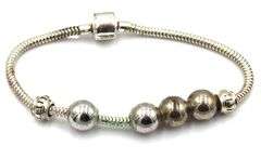 Group lot of 5 vintage 925 sterling silver bracelets