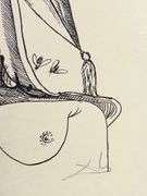 Exclusive Salvador Dali Hand-Signed Lithograph from 'Pantagruel' suite, 1973