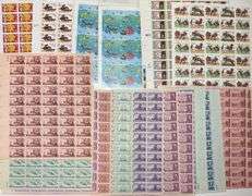 Twelve 3 Cent & 6 29 Cent Mint US Sheets