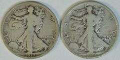 Scarcer 1917-D (Obv) and 1917-S (Obv) Walking Liberty Half Dollars