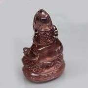 Very intricate and large 62.14ct untreated Fluorite Ganesh!