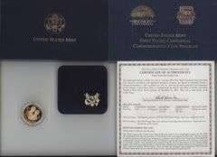 Superb Gem Cameo Proof 2003-W $10 Gold First Flight Commem. Box and COA