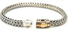John Hardy Dot gold and sterling silver medium chain bracelet