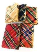 5 - 1908 Silk Tartan Scottish Miniature Books