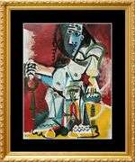 Collectible Pablo Picasso, Seated Nude in an Armchair
