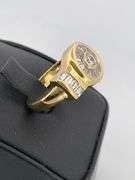 CERTIFIED 18K YELLOW GOLD DIAMOND RING