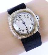 Ladies Antique Gold-Filled Hamilton Wrist Watch, Runs