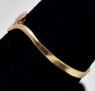 Dainty 14K Yellow Gold Heart Motif Ring