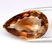 Lovely 9.43ct pear cut Imperial Topaz