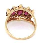 Pretty Rhodalite Garnet 10k YG Ring