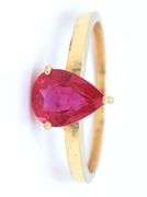 14kt Yellow Gold & Ruby Cocktail Ring