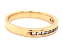 Popular 14K YG Channel Set Diamond Band