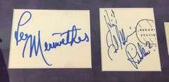 Batman TV Show Cast Autographed Custom Cut Photo Display
