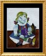Collectible Pablo Picasso, Portrait of Maya with Her Doll