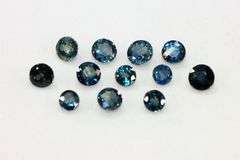 Natural Teal Sapphires - Lot of 12