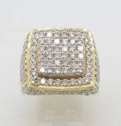 High Quality Men's Ring Crafted with 4.52CTW of Diamonds