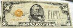 $50 Series 1928 Gold Certificate