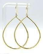 18kt Yellow gold Ippolita Glamazon faceted large teardrop earrings