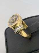 CERTIFIED 18K YELLOW GOLD DIAMOND RING